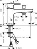 HANSGROHE Смеситель для ванны и душа Hansgrohe Vernis Shape Monotrou 71463000 хром - фото 149560