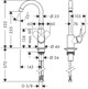 HANSGROHE Смеситель для кухни Hansgrohe Logis 71835000 - фото 149806