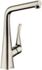 HANSGROHE Смеситель для кухни Hansgrohe Metris Select сталь 14883800 - фото 149815