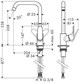 HANSGROHE Смеситель для кухни однорычажный Hansgrohe Focus 260 матовый черный 31820670 - фото 149922