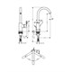 HANSGROHE 72536670 Rebris S смеситель для раковины 210, матовый черный - фото 150983