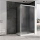 ABBER Душевой уголок  Schwarzer Diamant AG30170MH-S70M, размер 170x70 см, двери раздвижные, стекло 6 мм AG30170MH-S70M - фото 152133