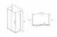 ABBER Душевой уголок  Schwarzer Diamant AG30130MH-S70M-S70M, размер 130x70 см, двери раздвижные, стекло 6 мм AG30130MH-S70M-S70M - фото 152276