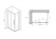 ABBER Душевой уголок  Schwarzer Diamant AG30150BH-S75B, размер 150x75 см, двери раздвижные, стекло 6 мм AG30150BH-S75B - фото 152747