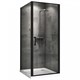 ABBER Душевой уголок  Sonnenstrand AG04090B-S75B, размер 90x75 см, двери распашные, стекло 6 мм AG04090B-S75B - фото 153065