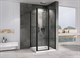 ABBER Душевой уголок  Sonnenstrand AG04110BS-S75B, размер 110x75 см, двери распашные, стекло 6 мм AG04110BS-S75B - фото 153130