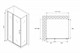ABBER Душевой уголок  Sonnenstrand AG04120BS-S85B, размер 120x85 см, двери распашные, стекло 6 мм AG04120BS-S85B - фото 153152
