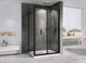 ABBER Душевой уголок  Sonnenstrand AG07090B-S75B, размер 90x75 см, двери складные, стекло 6 мм AG07090B-S75B - фото 153162