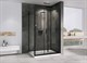 ABBER Душевой уголок  Sonnenstrand AG07100B-S70B, размер 100x70 см, двери складные, стекло 6 мм AG07100B-S70B - фото 153234