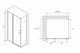 ABBER Душевой уголок  Sonnenstrand AG04140S-S70, размер 140x70 см, двери распашные, стекло 6 мм AG04140S-S70 - фото 153288