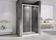 ABBER Душевая дверь  Sonnenstrand AG07110, ширина 110 см, двери складные, стекло 6 мм - фото 153740