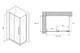 ABBER Душевой уголок  Schwarzer Diamant AG30140H-S70, размер 140x70 см, двери раздвижные, стекло 6 мм AG30140H-S70 - фото 154054