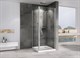 ABBER Душевой уголок  Sonnenstrand AG04090-S100, размер 90x100 см, двери распашные, стекло 6 мм AG04090-S100 - фото 154281