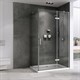 ABBER Душевой уголок  Zart AG08090-S91, размер 90x90 см, двери распашные, стекло 6 мм AG08090-S91 - фото 154565