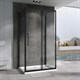 ABBER Душевой уголок  Schwarzer Diamant AG30120BH-S70B-S70B, размер 120x70 см, двери раздвижные, стекло 6 мм AG30120BH-S70B-S70B - фото 155253