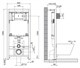 BELBAGNO Комплект 4 в 1 Унитаз подвесной Cezares STYLUS-TOR CZR-6601-TH-TOR с сиденьем CZR-2316-SC + Система инсталляции для унитазов BelBagno BB002-80  с кнопкой смыва BB014-SR-BIANCO CZR-6601-TH-TOR/CZR2316SC/BB002-80/BB014-SR-BIANCO - фото 155607
