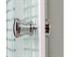 DETO Душевая кабина L902LN без крыши, размер 120x80 см, профиль матовый хром, стекло с узором L902LN - фото 157226