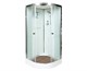 DETO Душевая кабина D08S, размер 80x80 см, профиль глянцевый хром, стекло матовое D08S