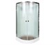 DETO Душевая кабина D08S с электрикой, размер 80x80 см, профиль глянцевый хром, стекло матовое D08SEL