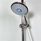 DETO Душевая кабина D80S LED, размер 80x80 см, профиль глянцевый хром, стекло матовое D80SLED - фото 158961