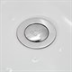 DETO Душевая кабина D80S LED, размер 80x80 см, профиль глянцевый хром, стекло матовое D80SLED - фото 158970