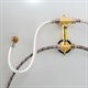 DETO Душевая кабина D80S LED, размер 80x80 см, профиль глянцевый хром, стекло матовое D80SLED - фото 158971