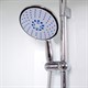 DETO Душевая кабина D120S LED R, размер 120x80 см, профиль глянцевый хром, стекло матовое D120SRLED - фото 160113