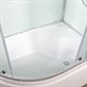 DETO Душевая кабина D120S LED R, размер 120x80 см, профиль глянцевый хром, стекло матовое D120SRLED - фото 160120