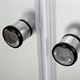 DETO Душевая кабина D120S R с электрикой, размер 120x80 см, профиль глянцевый хром, стекло матовое D120SREL - фото 160139