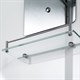 DETO Душевая кабина EM4510N LED с гидромассажем, размер 100x100 см, профиль глянцевый хром, стекло с узором EM4510NLED+GM - фото 163403