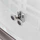 DETO Душевая кабина EM2712R с гидромассажем и электрикой, размер 120x80 см, профиль глянцевый хром, стекло с узором EM2712RGM+EL - фото 164035