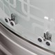 DETO Душевая кабина EM2712R с гидромассажем и электрикой, размер 120x80 см, профиль глянцевый хром, стекло с узором EM2712RGM+EL - фото 164036