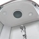 DETO Душевая кабина EM2712L с гидромассажем, размер 120x80 см, профиль глянцевый хром, стекло с узором EM2712LGM - фото 164167