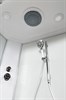 DETO Душевая кабина EM2712L с гидромассажем, размер 120x80 см, профиль глянцевый хром, стекло с узором EM2712LGM - фото 164168