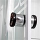 DETO Душевая кабина EM2712L с гидромассажем, размер 120x80 см, профиль глянцевый хром, стекло с узором EM2712LGM - фото 164175