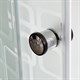 DETO Душевая кабина EM2712L с гидромассажем, размер 120x80 см, профиль глянцевый хром, стекло с узором EM2712LGM - фото 164181