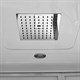 DETO Душевая кабина V1245, размер 120x90 см, профиль глянцевый хром, стекло прозрачное - фото 166171