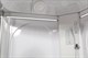 DETO Душевая кабина L620L LED, размер 120x80 см, профиль матовый хром, стекло прозрачное - фото 170316