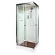DETO Душевая кабина K401S, размер 100x100 см, профиль хром, стекло прозрачное K401S - фото 170737