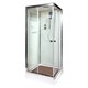DETO Душевая кабина K401S, размер 100x100 см, профиль хром, стекло прозрачное K401S - фото 170738