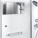 DETO Душевая кабина K401S, размер 100x100 см, профиль хром, стекло прозрачное K401S - фото 170751