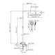 WASSERKRAFT Душевая система-стойка со смесителем с изливом, белый Soft-touch - фото 175158