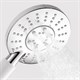 WASSERKRAFT Душевая система-стойка со смесителем с изливом, белый Soft-touch - фото 175176