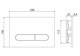 BELBAGNO Loto Комплект 3 в 1 Унитаз подвесной с сиденьем BelBagno LOTO BB070CHR/SC + Система инсталляции для унитазов BelBagno BB002-80  с кнопкой смыва BB005-PR-CHROME - фото 179577