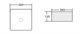 BELBAGNO Раковина накладная керамическая квадратная BB1407, квадратная, 380х380х150, цвет белый - фото 179977
