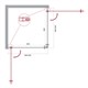 BELBAGNO Etna Душевой уголок квадратный, размер 90х90 см, двери распашные, стекло 6 мм - фото 180360