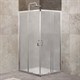 BELBAGNO Unique Душевой уголок квадратный, размер 85х85 см, двери раздвижные, стекло 5 мм UNIQUE-A-2-85/100-M-Cr - фото 180553