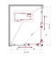 BELBAGNO Uno-195 Душевой уголок прямоугольный, размер 120х80 см, двери раздвижные, стекло 5 мм UNO-195-AH-2-120/80-C-Cr - фото 180696