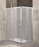 BELBAGNO Unique Душевой уголок прямоугольный, размер 100х75 см, двери раздвижные, стекло 5 мм - фото 182812