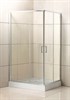 BELBAGNO Uno-195 Душевой уголок прямоугольный, размер 120х90 см, двери раздвижные, стекло 5 мм UNO-195-AH-2-120/90-C-Cr - фото 183198